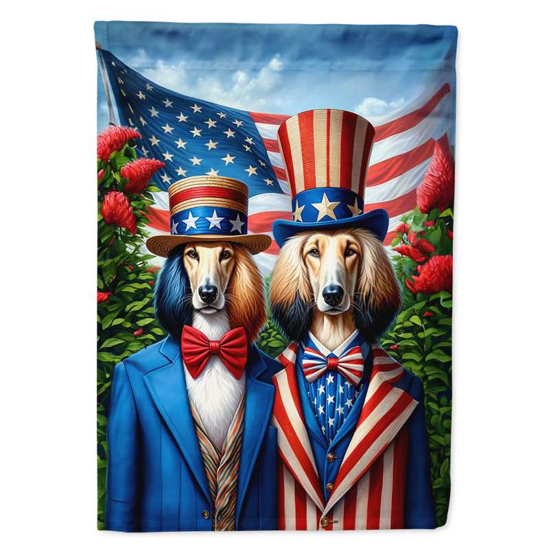 Drapeau «All American House», Lévrier afghan
