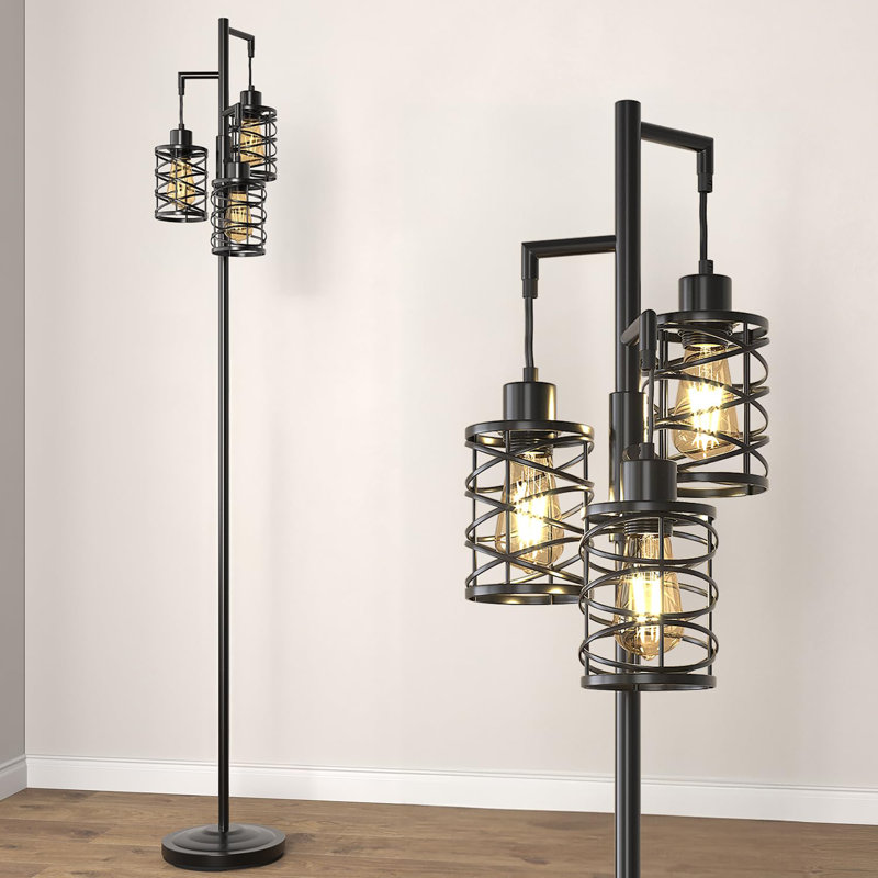 Lampe sur pied industrielle 68 "68"