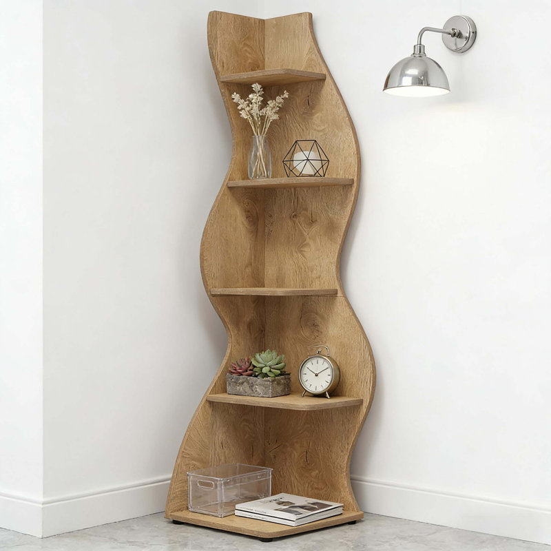 Display Shelf,Wall Corner Bookshelf