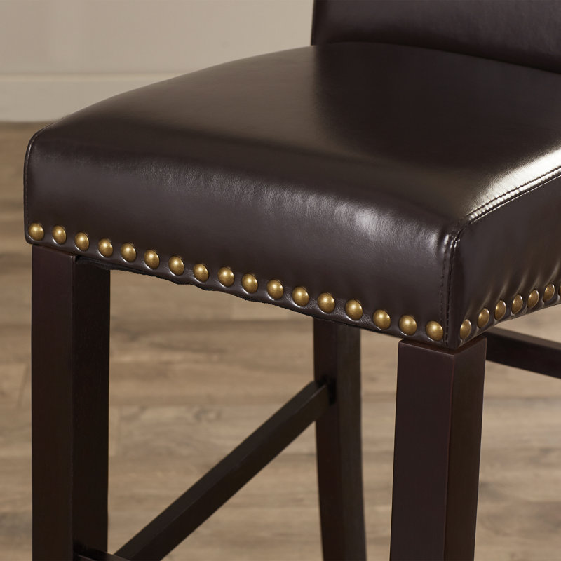 Tabouret de comptoir bar & Chesterhill, Espresso, Tabouret de comptoir (assise de 24 po de hauteur)