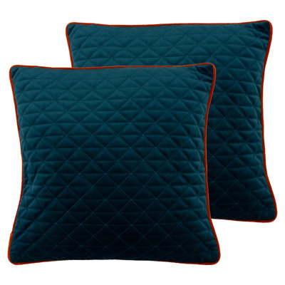 Geometric Square Cushion