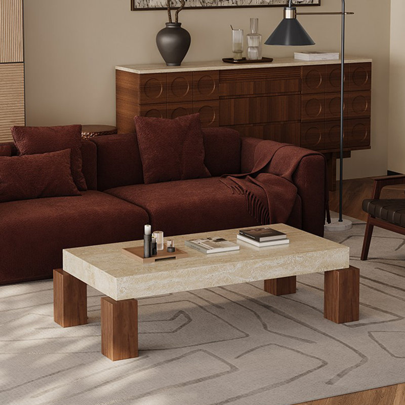 Table basse Nordic, H 13,8 po x L 47,2 po x l 23,6 po