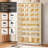 8-Tier 16-32 Pairs Plastic Stackable Shoe Storage Cabinet For Entryway Easy Assembly-1129362654