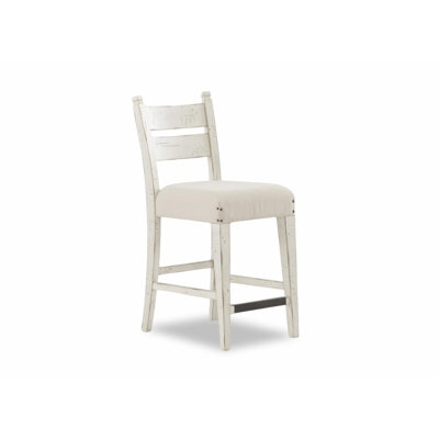 Kinship Wood Back and Upholstered Seat Counter Height Chair