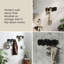 Sticks Wall-Mounted Coat Rack Rail Hook With 5 Retractable Pegs – Modern, Space-Saving Storage Organizer