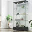 Vitrine moderne en verre avec 2 grands tiroirs-1592967203