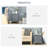 Versatile Industrial Side Table With Lockable Door And Adjustable Shelf For Home Spaces