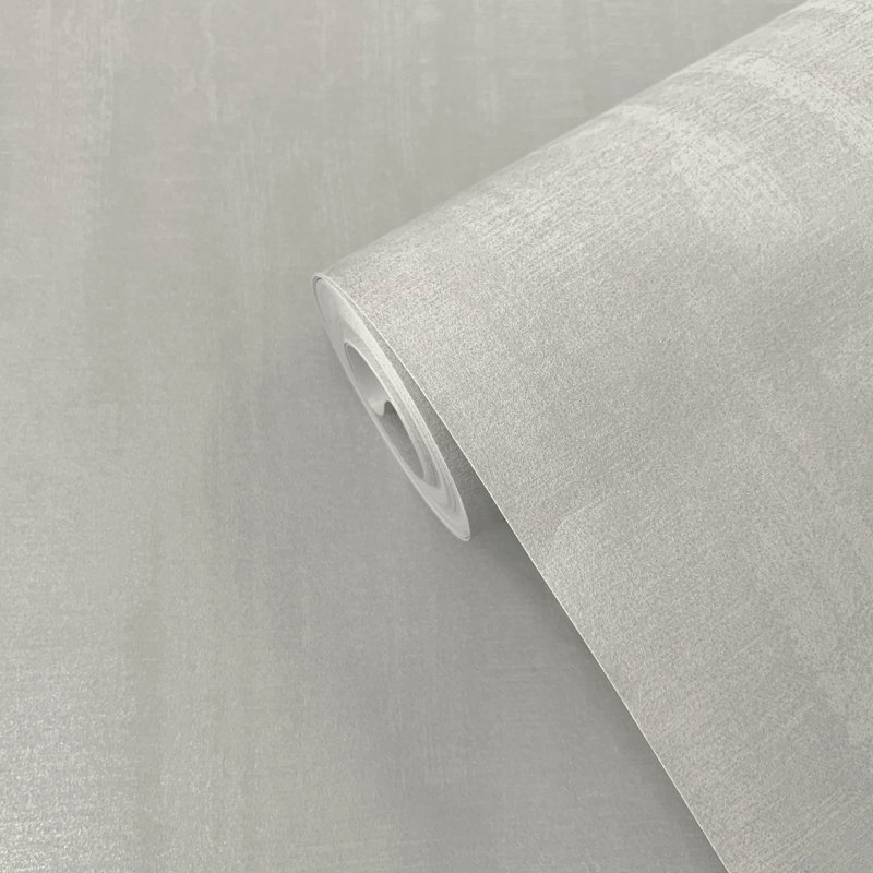 Rouleau de papier peint uni Shimmery Boutique, Argent argent
