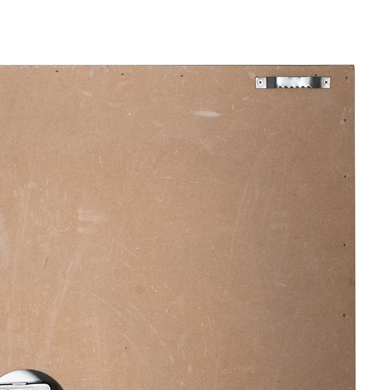Yadiel Wall Clock, 60cm H x 60cm W x 5cm D, Gray/White