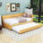 Linen Upholstered Daybed with Trundle-1873308359-1873308358