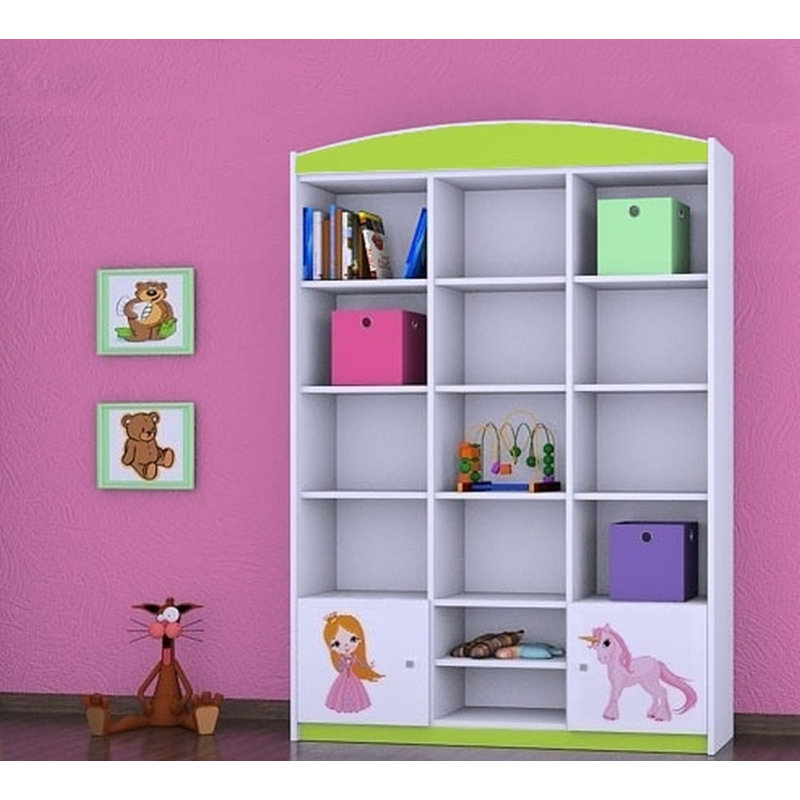 Meredith 183cm H X 132cm W Kids Cube, Green