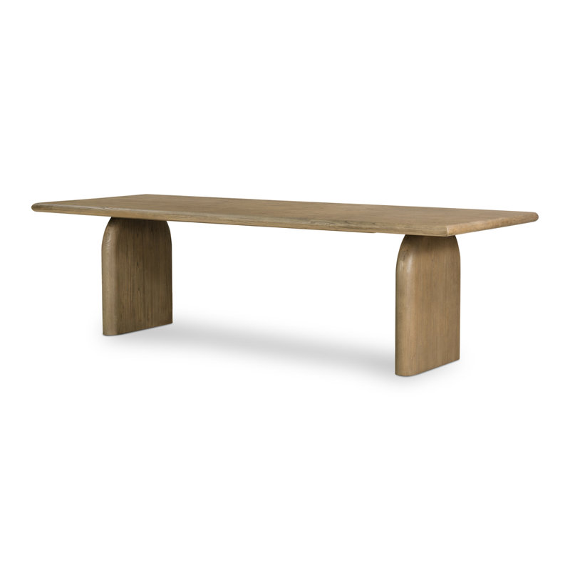 Sorrento Solid Wood Dining Table, 30” H x 106” L x 39” W