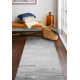 Deanna Striped Handmade Flatweave Grey Area Rug
