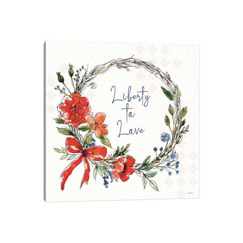 Americana Mood VI 1 Piece Wrapped Canvas Wall Art, 30.48cm H x 30.48cm W x 1.905cm D