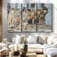 «Wild Wolf Pack», 3 pièces sur toile-98562562