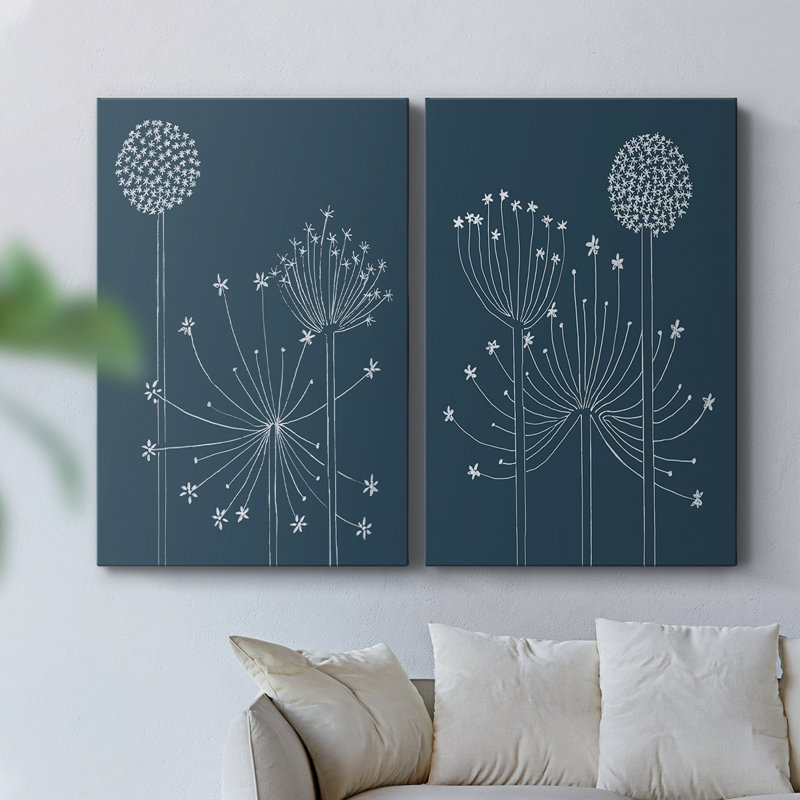 Toile tendue avec graphique I-Premium Gallery Alliums, H 18 po x l 24 po