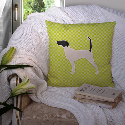 English Pointer Outdoor Throw Pillow