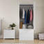Armoire penderie avec tiroirs Chayton
