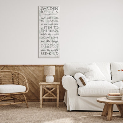 «Uplifting Garden Rules», conception par Lil 'Rue