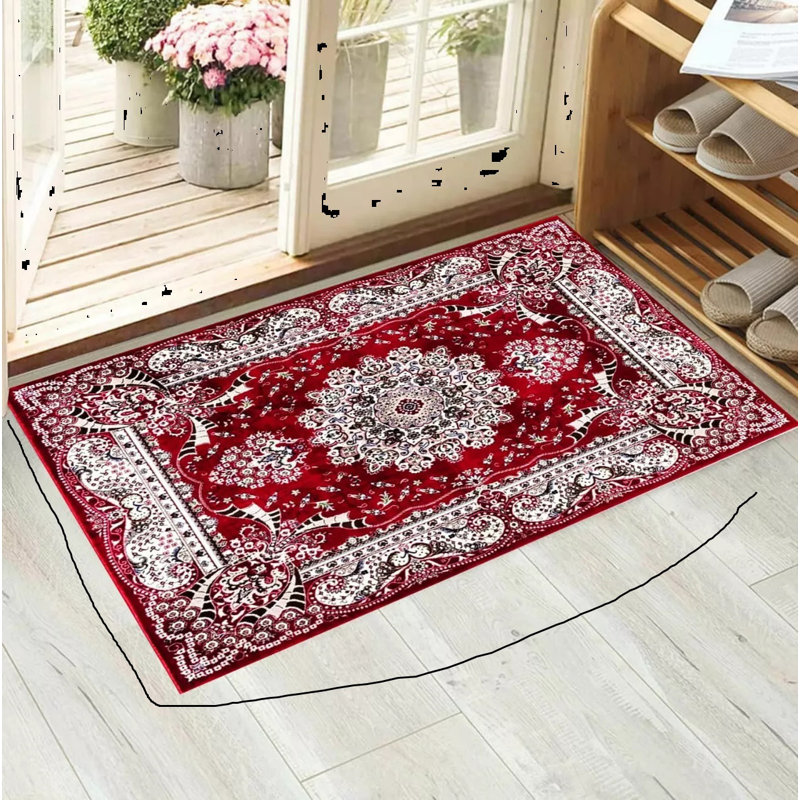 Veronica Indoor Doormat, Red