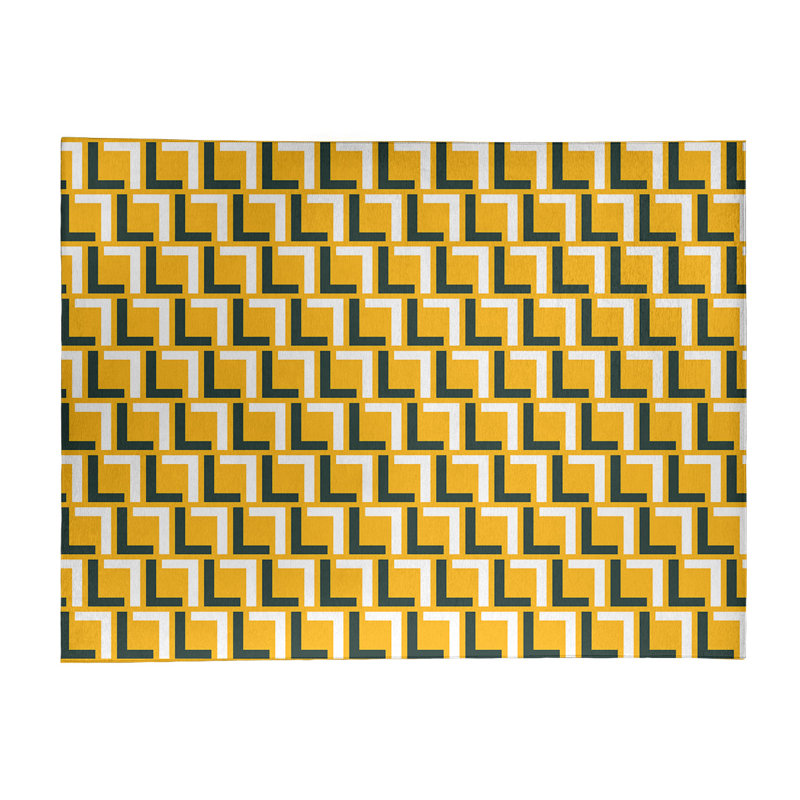 Geometric Indoor Rug, Rectangle 9' x 12'