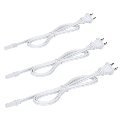 Ultra Slim Linear Light Power Cable, 3pk