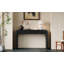 Console rustique avec façade de tiroir cannelée-1843410778