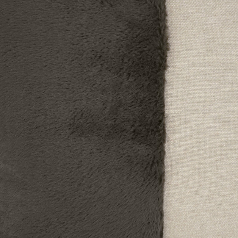 St. Moritz Pillow Cover & Insert, Gray/Brown, Square 24"