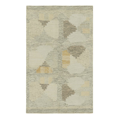 Scandinavian Wool Geometric Area Rug
