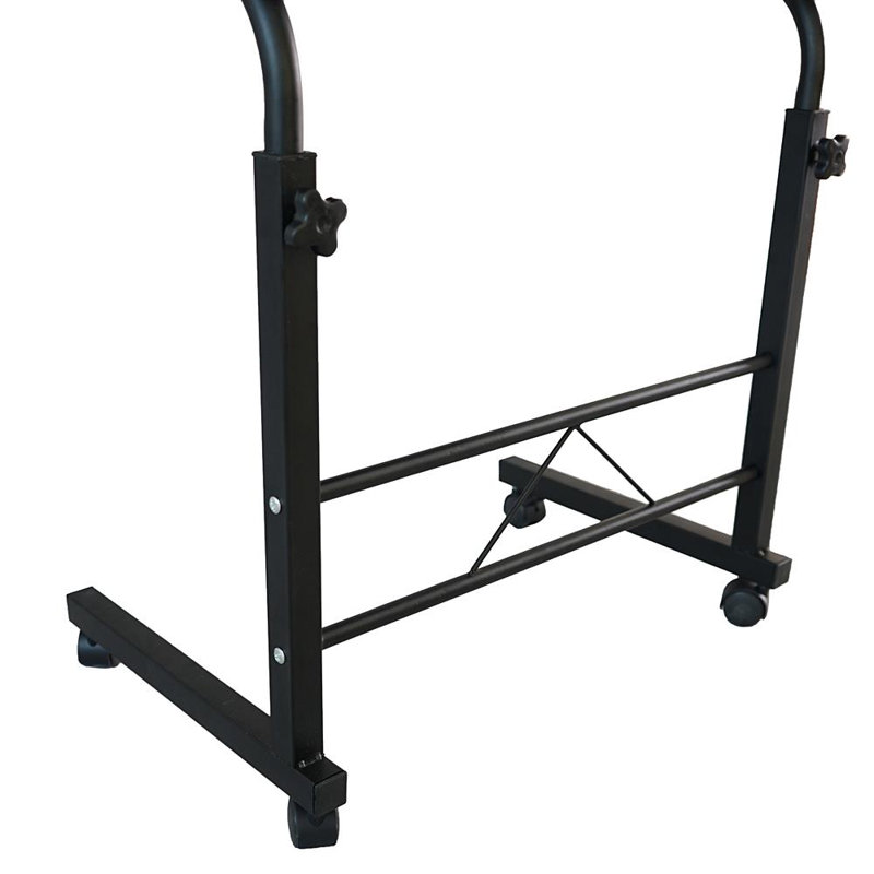 Chariot réglable pour ordinateur portable, H 34,25 po x l 31,5 po P 15,75 po, Noir, Noir