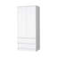 Armoire blanche à 2 tiroirs