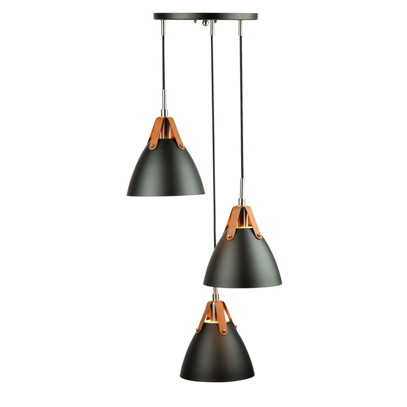 3 - Light Black Shaded Pendant