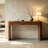 Wabi-Sabi Solid Pine Wood Console Table-1151467083