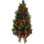 Kurt Adler 26-Inch Battery-Operated Pre-Lit Red And Green Wall Tree With Bow