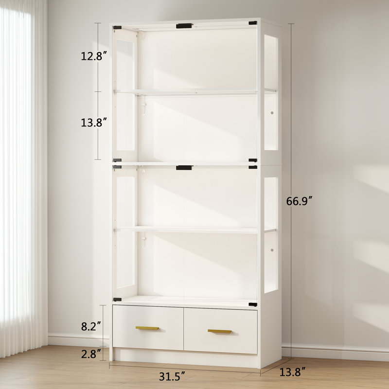 Display Cabinet, White