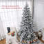 Arbre de Noël artificiel enneigé 8 pi.-465616474
