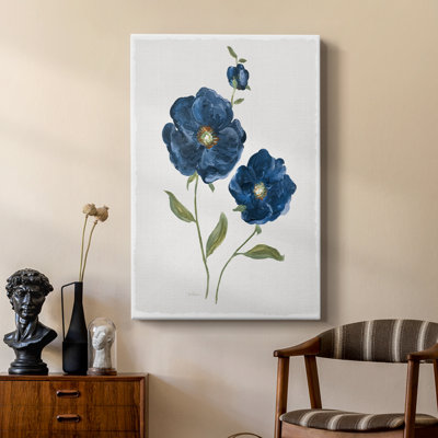 Coquelicots bleus - galerie Cavas sur mesure