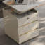 Bureau rectangulaire blanc et doré-120331531-120331528