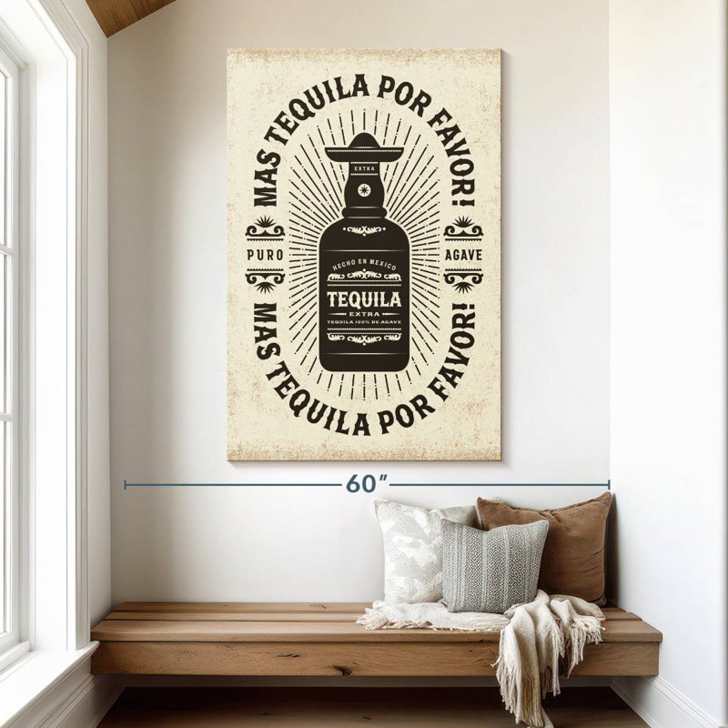 Yarlin Tequila, 51" H x 34" W