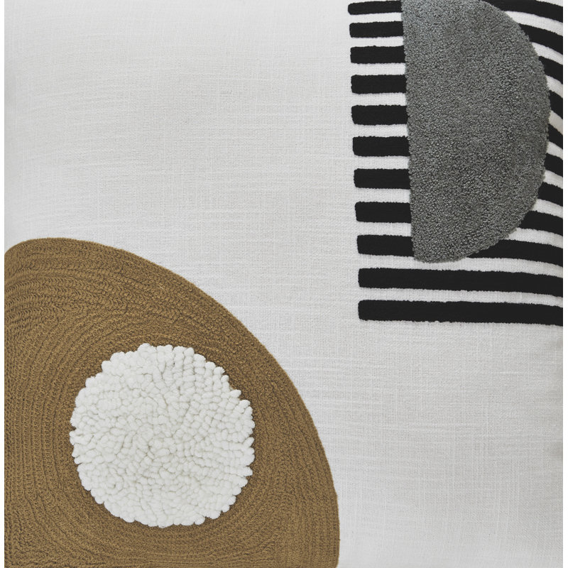 Housse et insert de coussin carré 100% coton Simundson