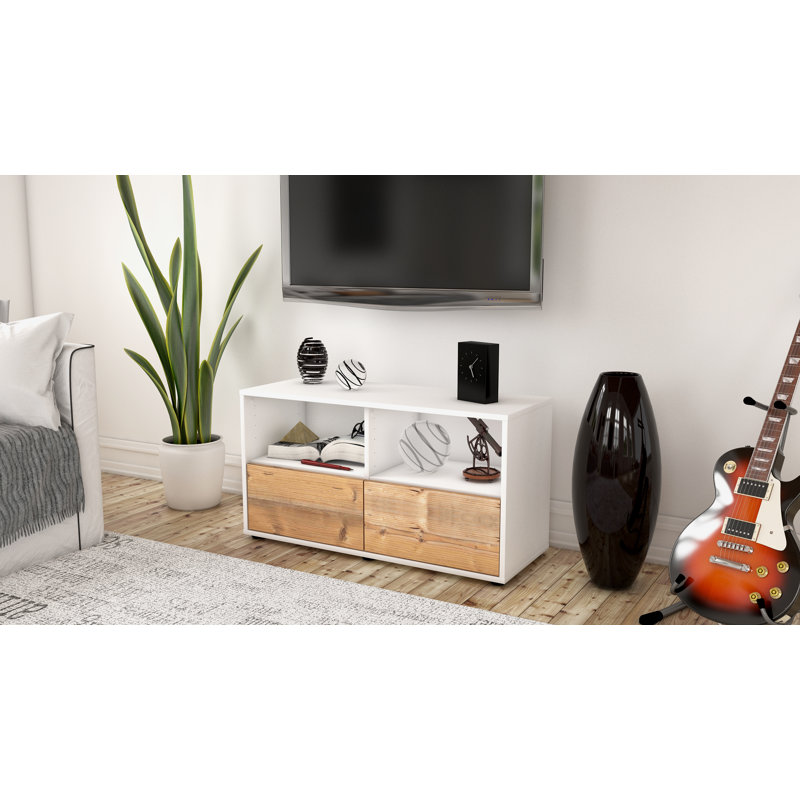 Oak Park 92cm W 2 - Drawer Chest of Drawers, White and light brown