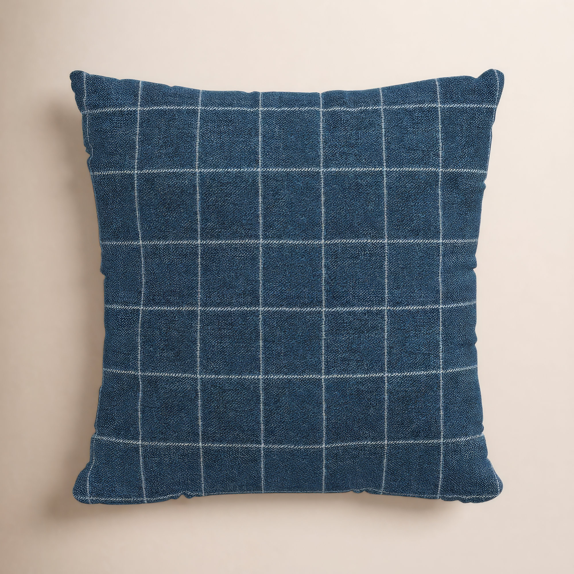 Iver Geometric Cotton Pillow Cover, 22" x 22", Feathers