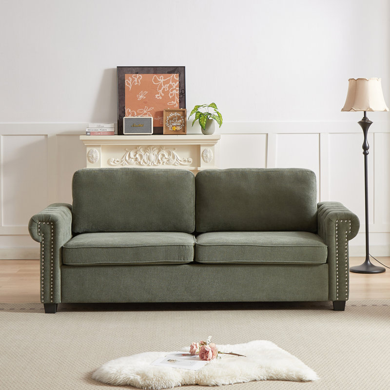 Lit escamotable convertible de 83,8 po Fx, 21 avec matelas pliable. Fabrication. Mousse à haute résilience. Canapé à 3 places, 21 matelas pliables et confortable pour le salon en appartement