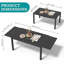 Extendable Outdoor Dining Table , 59.1 " W 35.43 " D-497292333