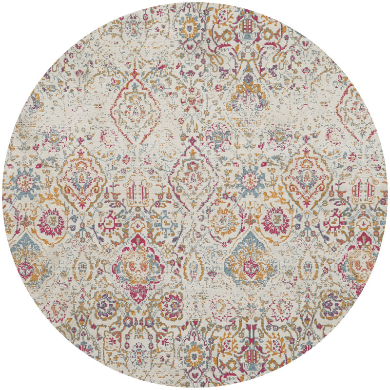 Tapis ivoire Gwenn, Rond 6 pi
