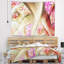 Tapisserie abstraite or rouge-28496228