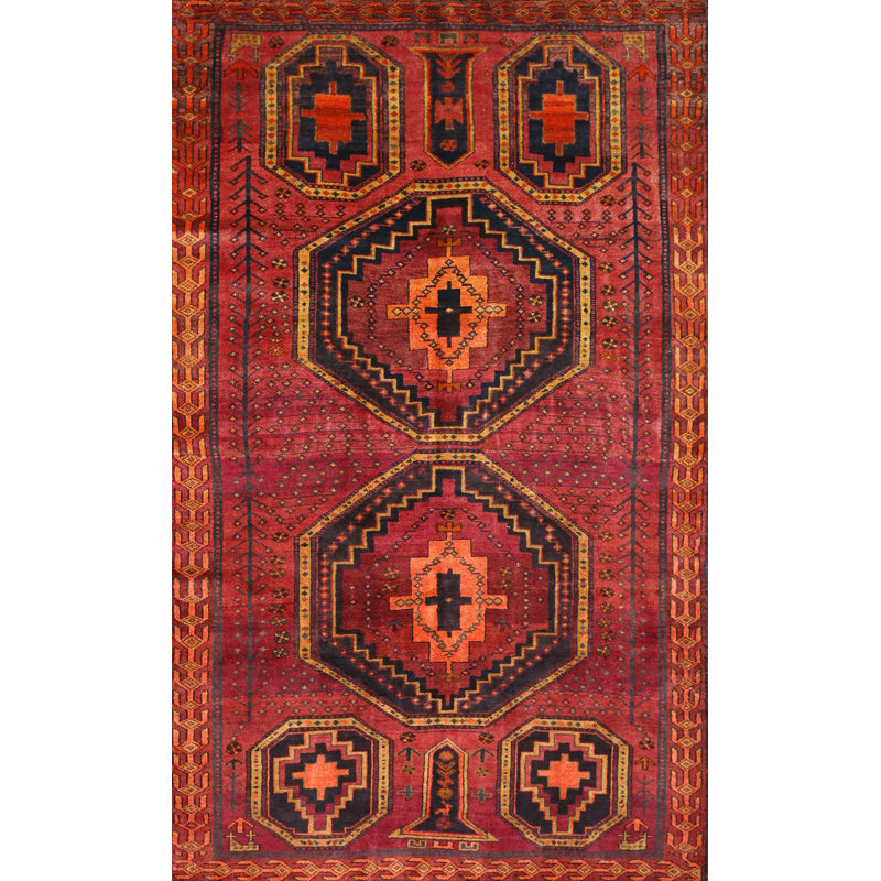 Oriental Indoor Rug, Rectangle 4' x 6'