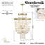 Stonybrook - Luminaire suspendu Havane clair doré-91063780