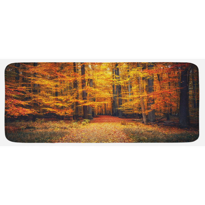 Tapis de cuisine forest