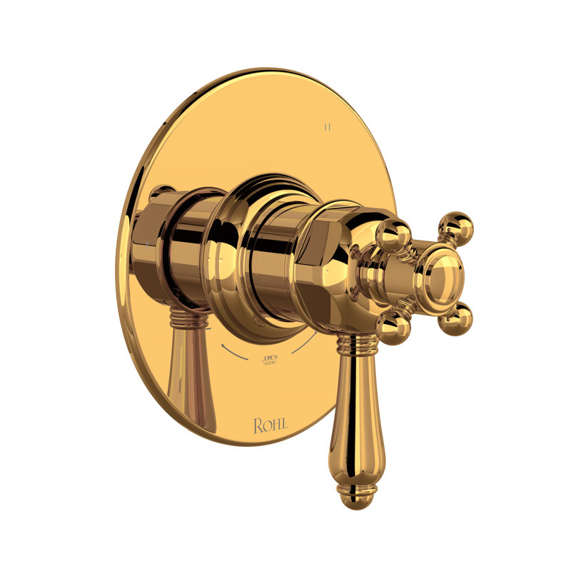 Rohl Shower Wall Trim, Italian Brass